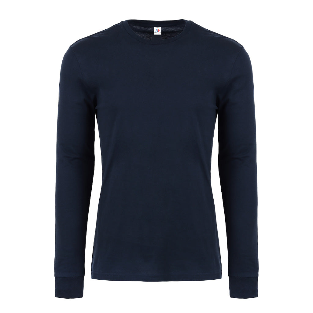1004 Premium Long Sleeve Tee - Navy
