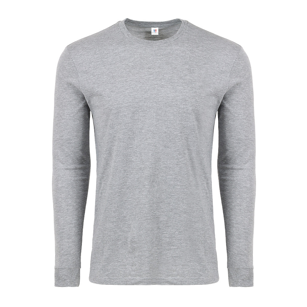 1004 Premium Long Sleeve Tee - Sports Grey