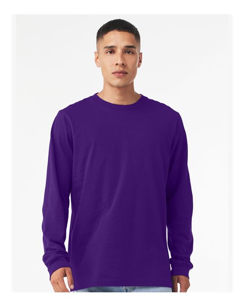3501 Jersey Long Sleeve Tee - Team Purple