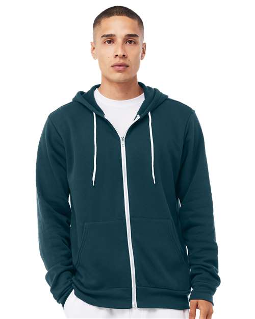 3739 Sponge Fleece Full-Zip Hoodie - Atlantic