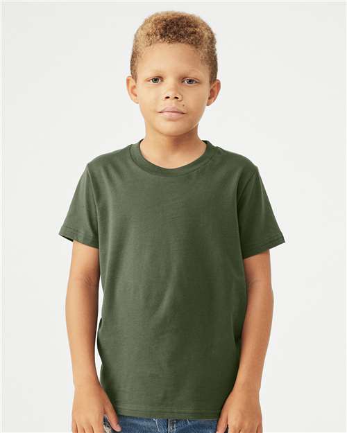 3001Y Youth Jersey Tee - Military Green