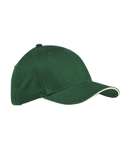 BX004 Brushed Twill Sandwich Cap