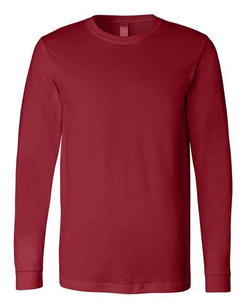 3501 Jersey Long Sleeve Tee - Cardinal
