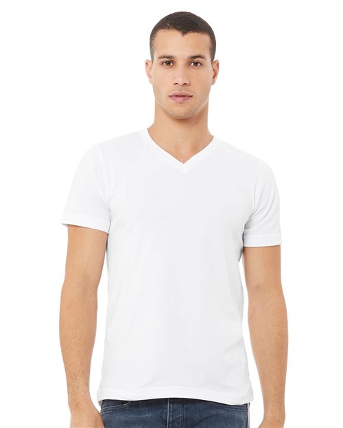 3005 Jersey V-Neck Tee - Ash