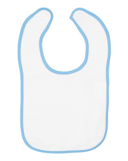 1003 Infant Contrast Trim Terry Bib