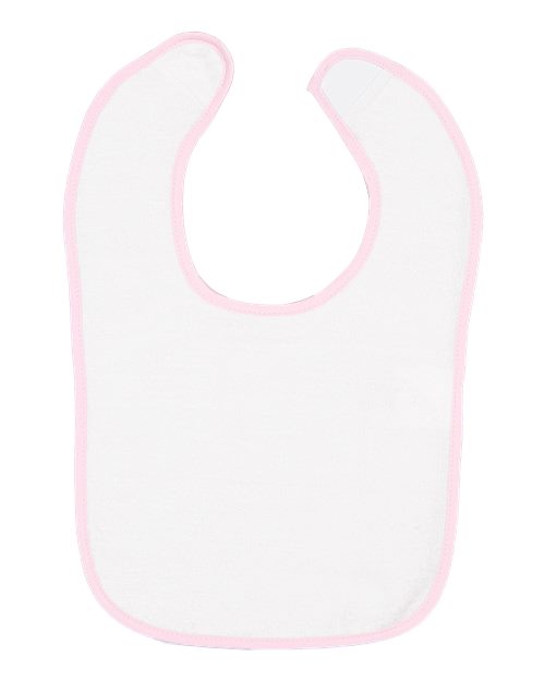 1003 Infant Contrast Trim Terry Bib