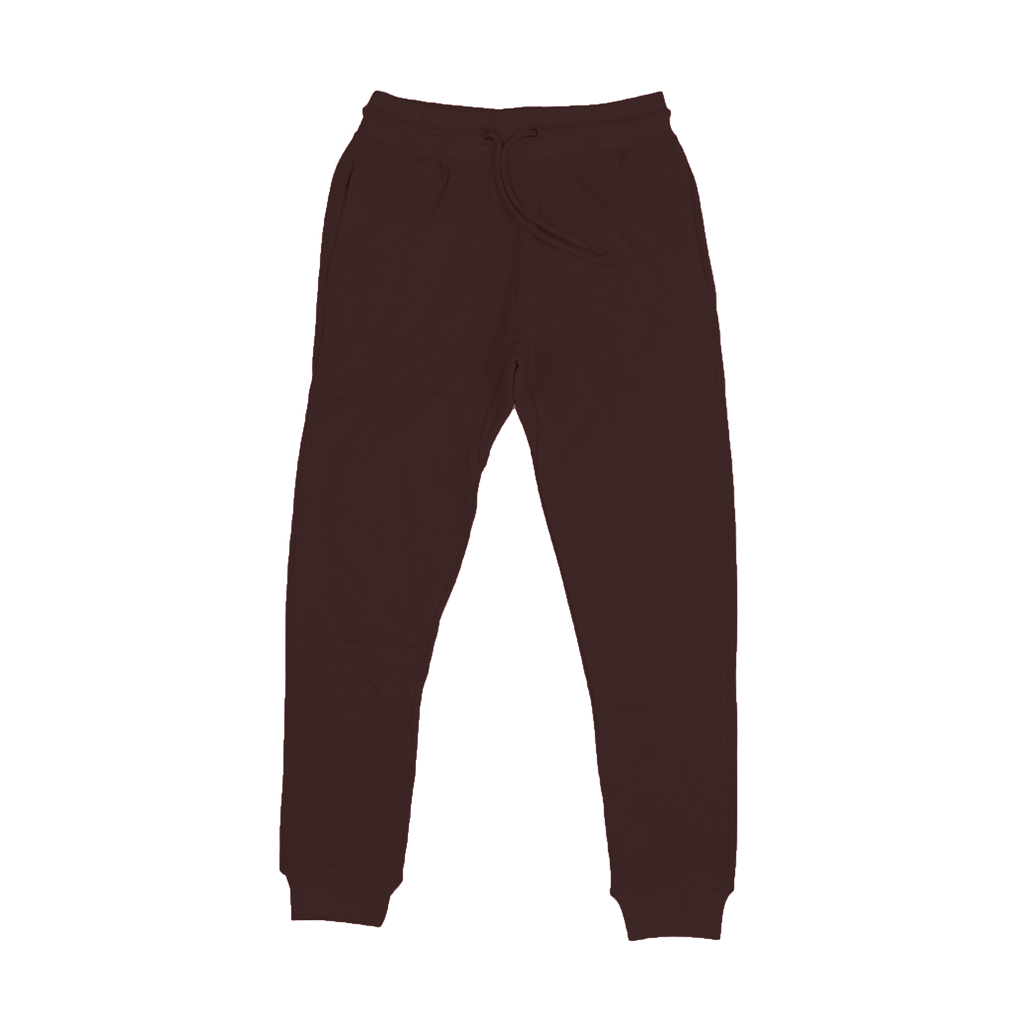 2690 unisex fleece jogger pants brown