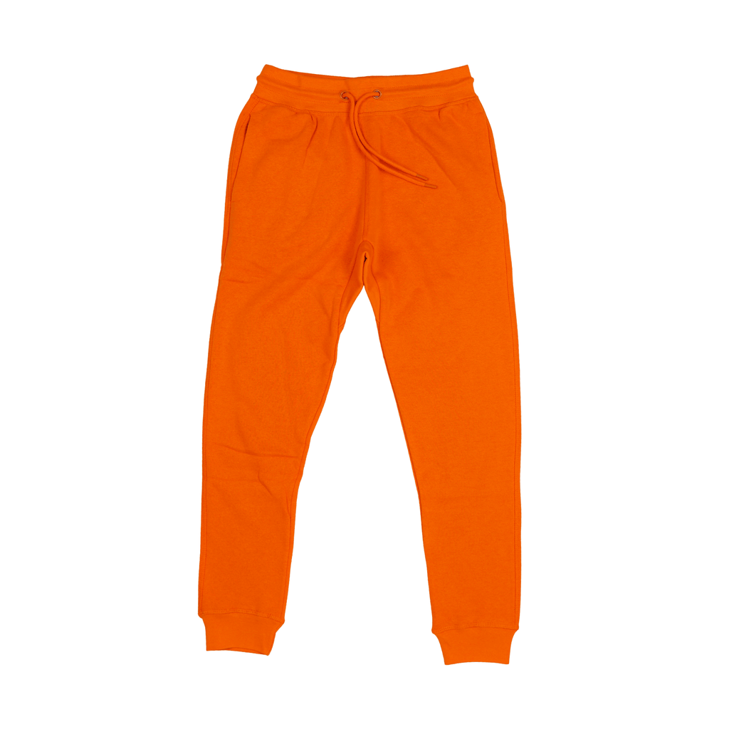 2690 unisex fleece jogger pants orange