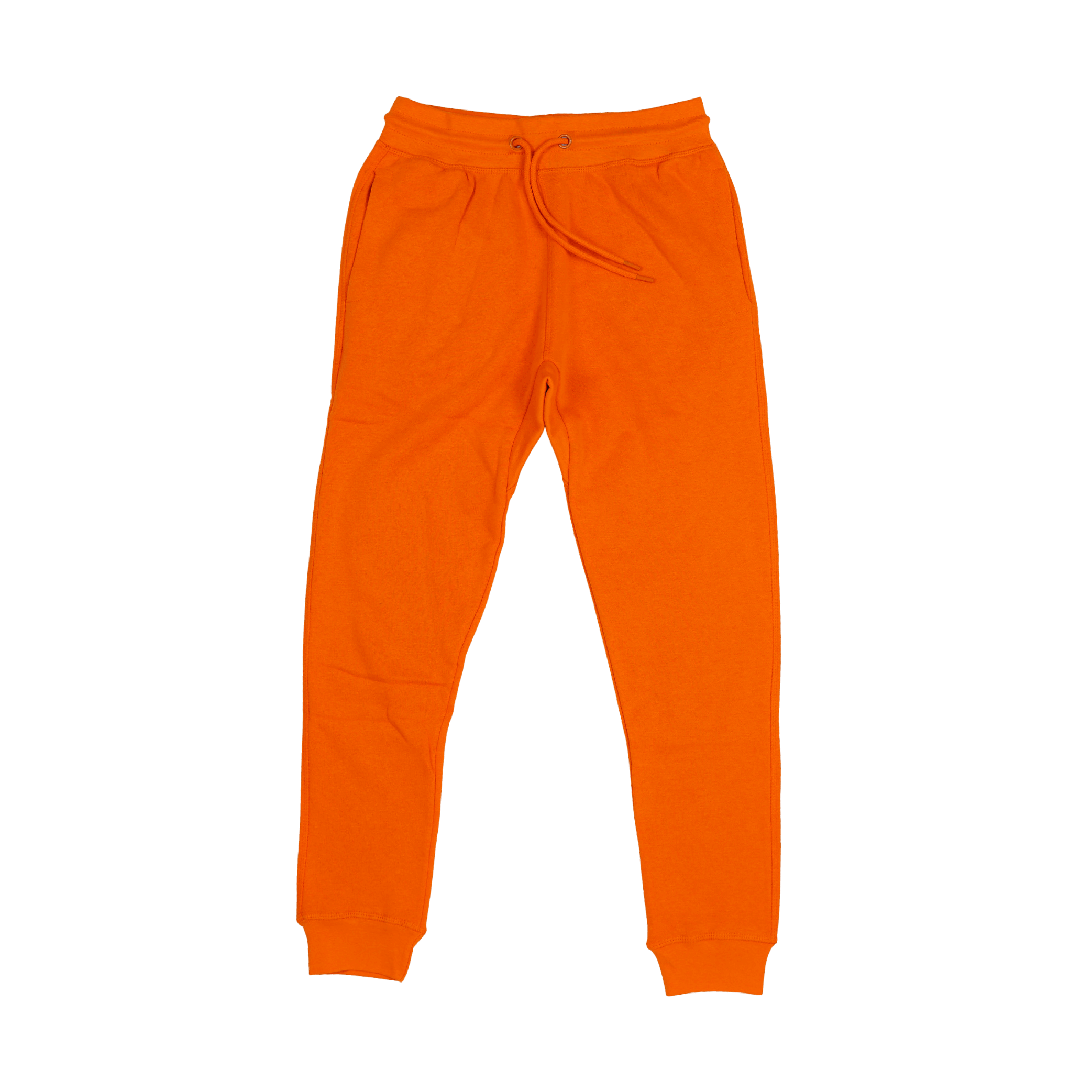 2690 unisex fleece jogger pants orange