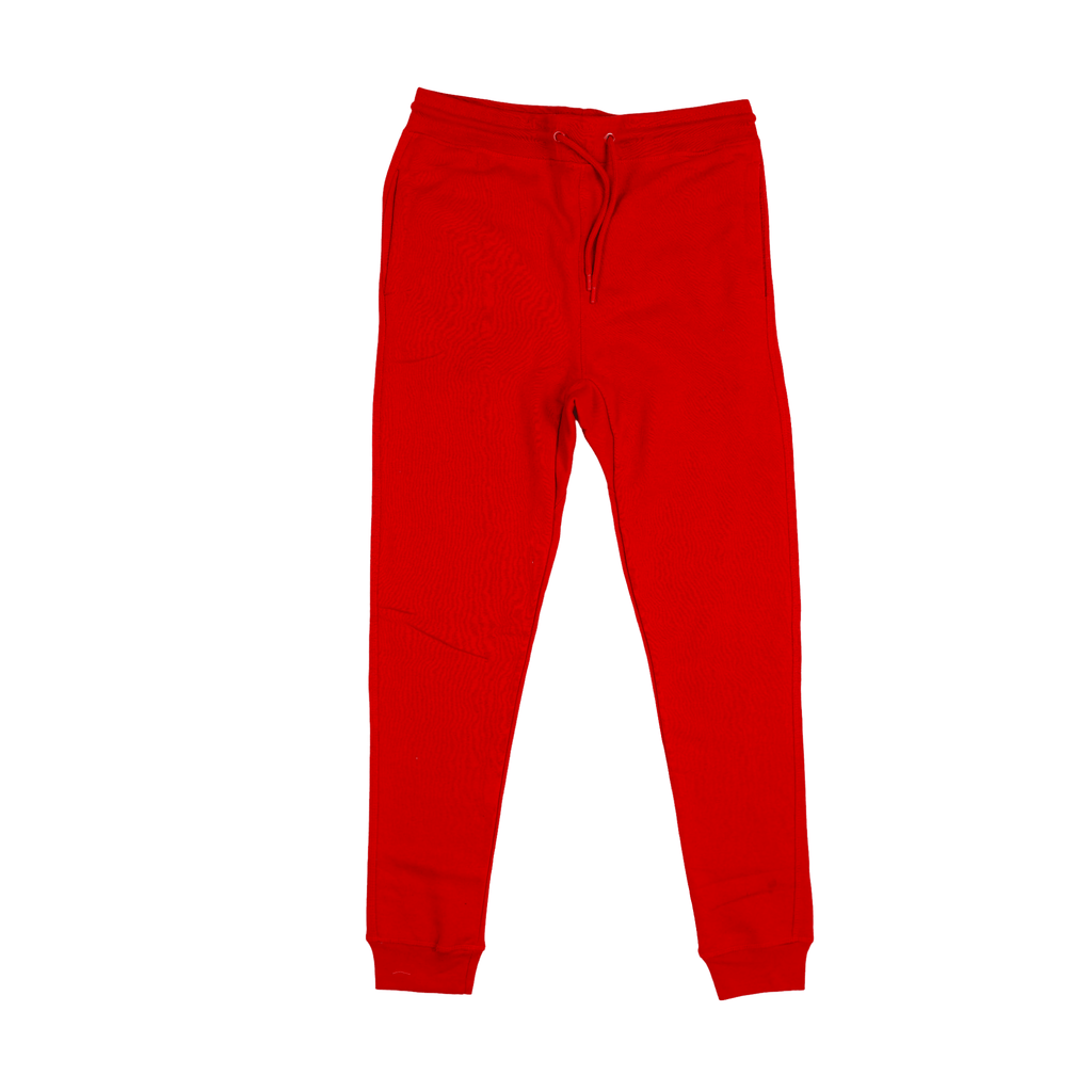 2690 unisex fleece jogger pants red