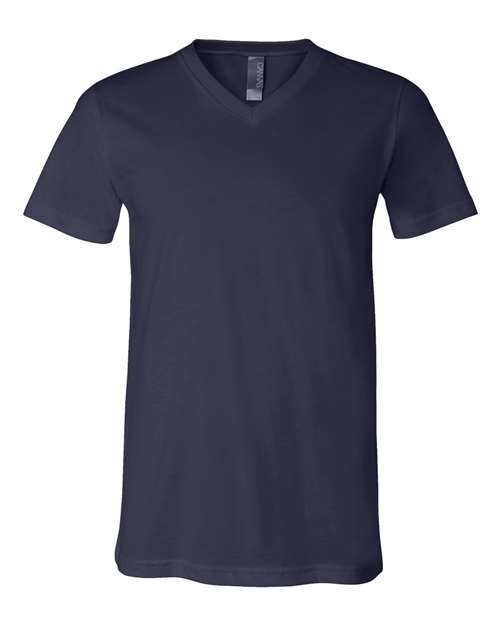 3005 Jersey V-Neck Tee - Navy