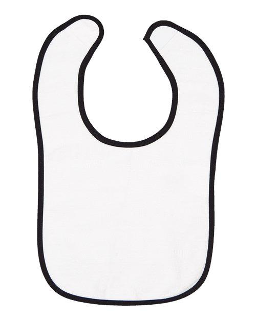 1003 Infant Contrast Trim Terry Bib