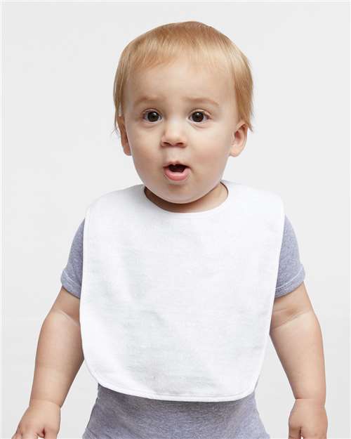 1003 Infant Contrast Trim Terry Bib
