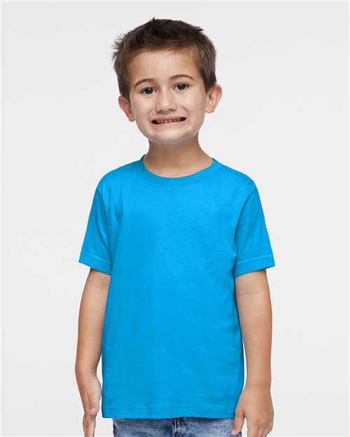 3321 Toddler Fine Jersey Tee - Turquoise