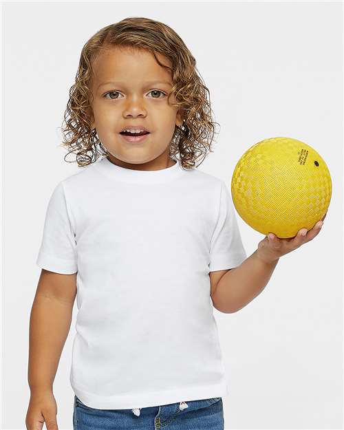 3321 Toddler Fine Jersey Tee - White