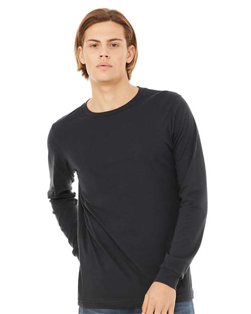 3501 Jersey Long Sleeve Tee - Dark Grey