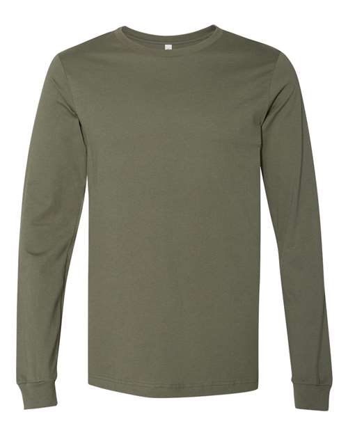3501 Jersey Long Sleeve Tee - Military Green