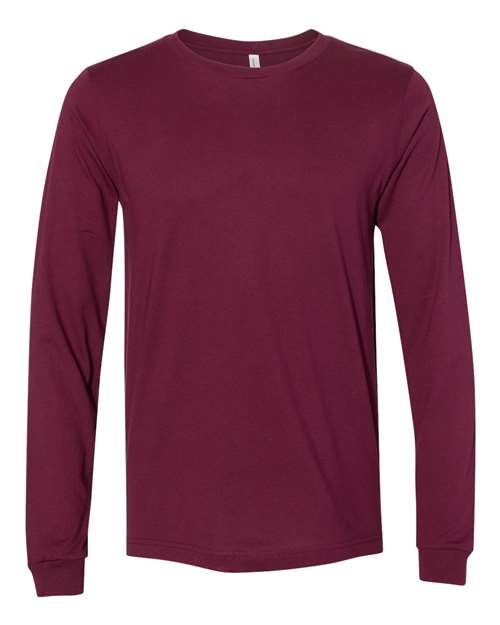3501 Jersey Long Sleeve Tee - Maroon