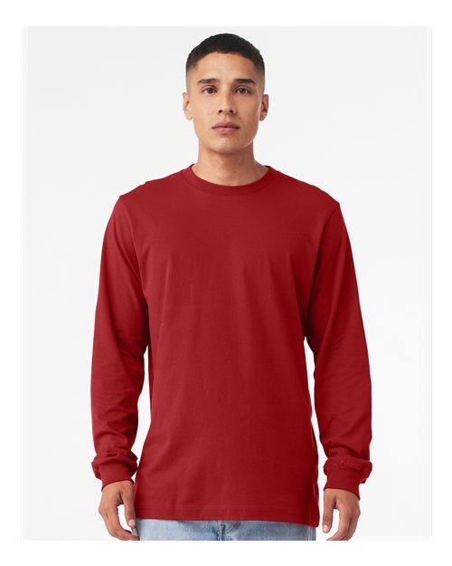 3501 Jersey Long Sleeve Tee - Canvas Red