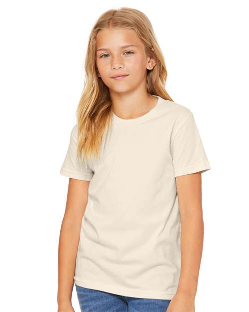 3001Y Youth Jersey Tee - Natural