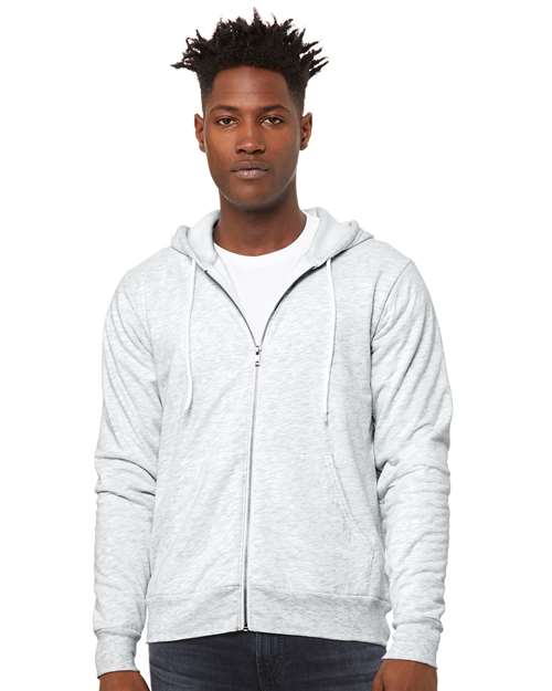 3739 Sponge Fleece Full-Zip Hoodie - Ash