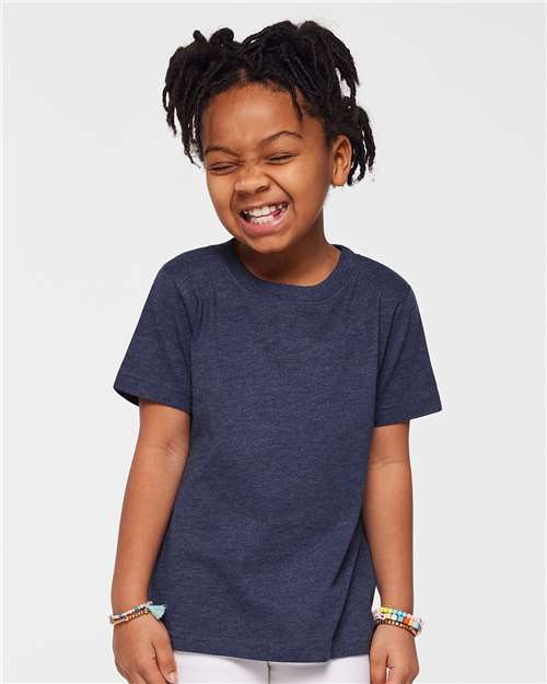 3321 Toddler Fine Jersey Tee - Vintage True Navy