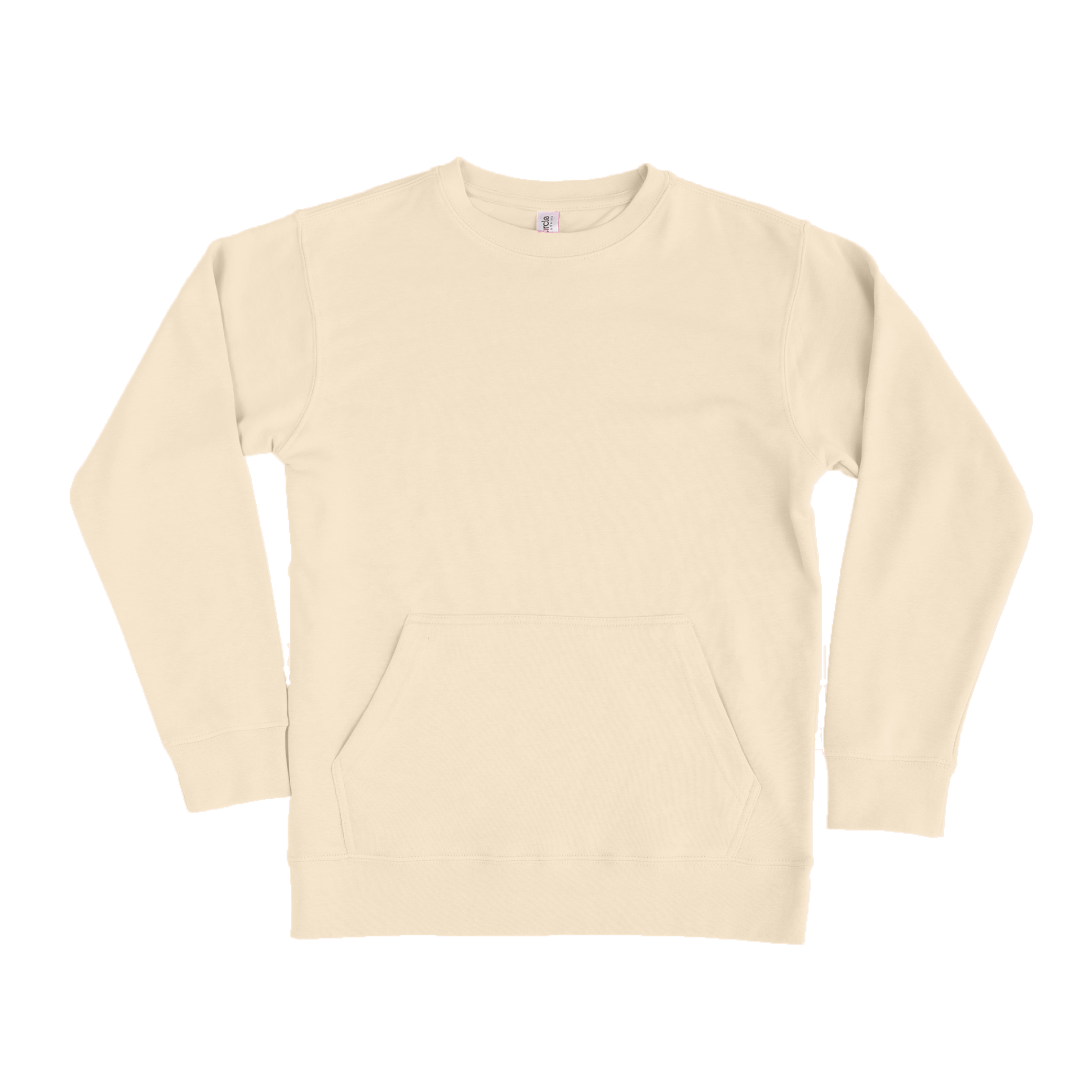 Unisex French Terry Crewneck Sweatshirt with Pocket 