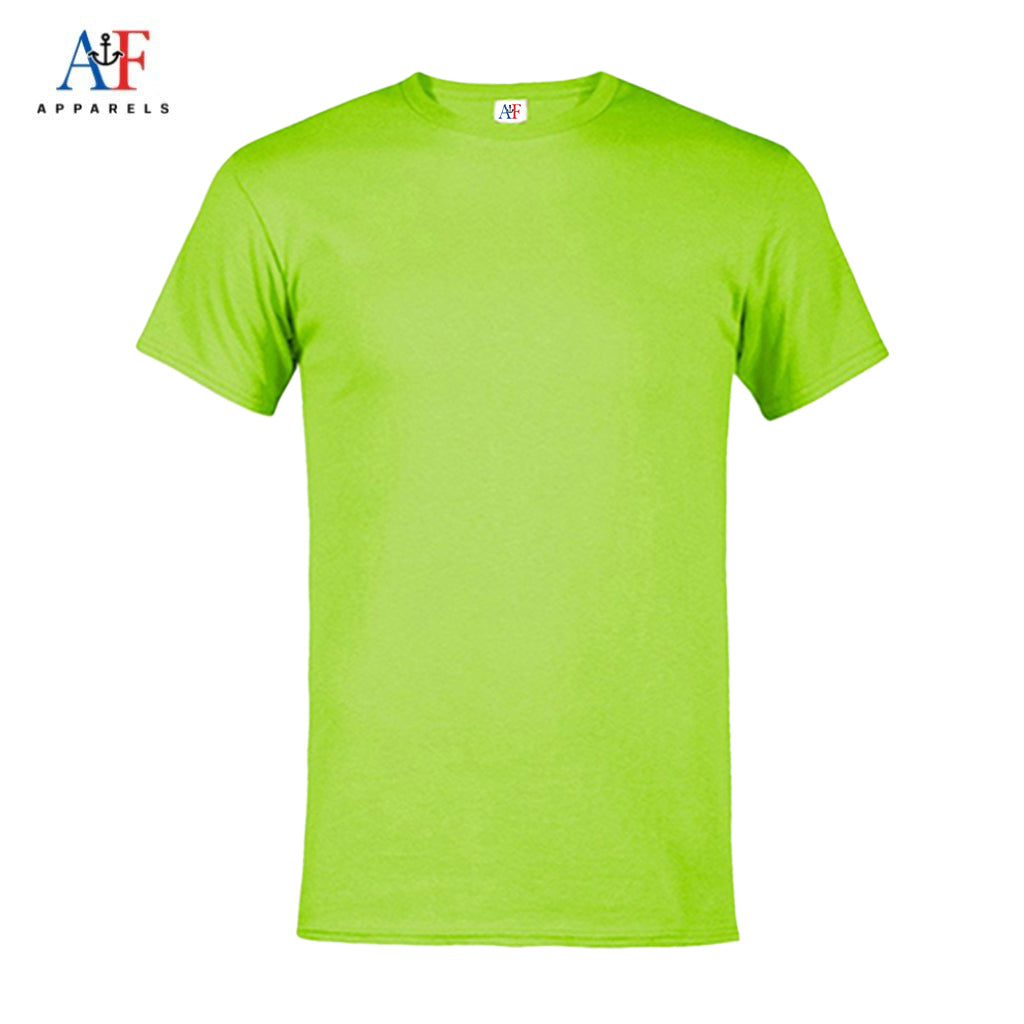 1001 Adult Value Tee 4.3 Oz - lime green (Most Popular Printers Tee) - AF APPARELS(USA)